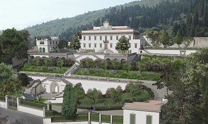 DIECI APPARTAMENTI DI PREGIO, PARCO ORNAMENTALE E RESTAURO DI GROTTA E AFFRESCHI. COSÌ RINASCE IL COMPLESSO DI VILLA SANTA CRISTINA A PIMONTE