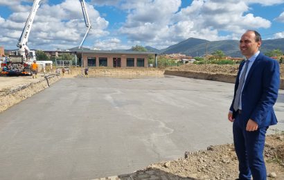 EDILIZIA SCOLASTICA: SOPRALLUOGO DEL PRESIDENTE CALAMAI AL CANTIERE DEL MARCONCINO