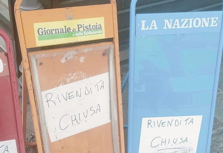 quarrata. DOPO NOVE MESI CHIUDE L’EDICOLA DI PIAZZA RISORGIMENTO