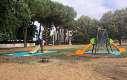 NUOVI GIOCHI NEI GIARDINI DI VIA DON FACIBENI A CASALE