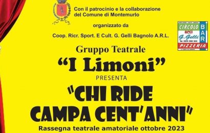 ALLA SALA BANTI “CHI RIDE CAMPA CENT’ANNI” CON “L’ACQUA CHETA”