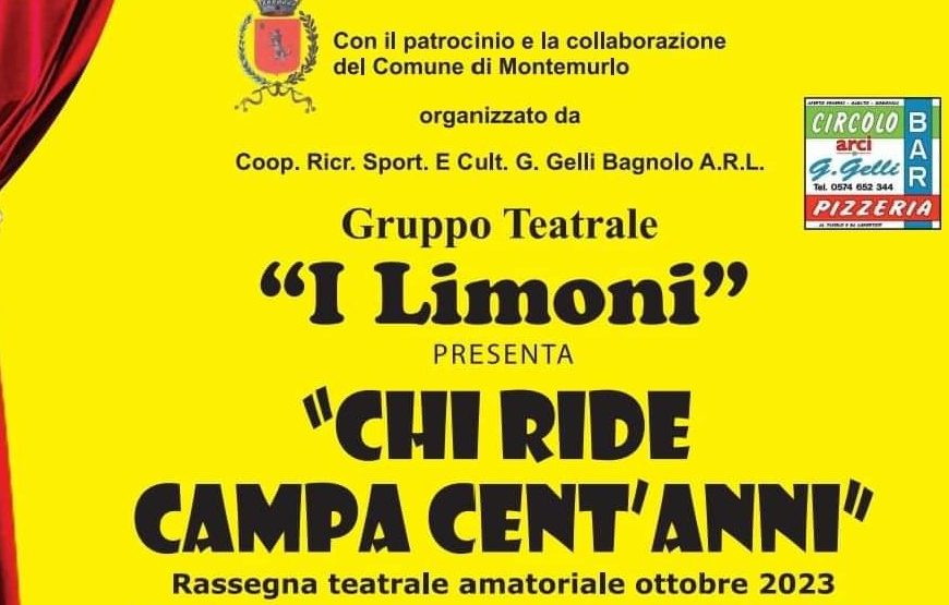 ALLA SALA BANTI “CHI RIDE CAMPA CENT’ANNI” CON “L’ACQUA CHETA”