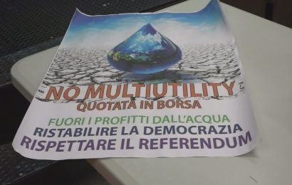 multiutility toscana. IL MOVIMENTO AURORA SULLA NON AMMISSIONE DEL QUESITO REFERENDARIO