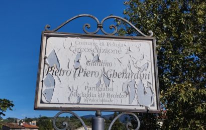 INAUGURATA A CANDEGLIA LA PANCHINA ROSSA NEL GIARDINO INTITOLATO A PIETRO “PIERO” GHERARDINI