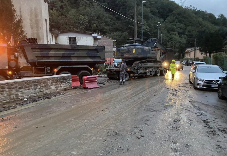 cantagallo. PROSEGUE L’EMERGENZA, A MIGLIANA È ARRIVATO L’ESERCITO