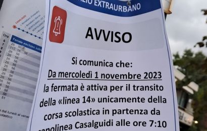 serravalle. AUTOLINEE TOSCANE, PRIMI DISAGI A CASALGUIDI