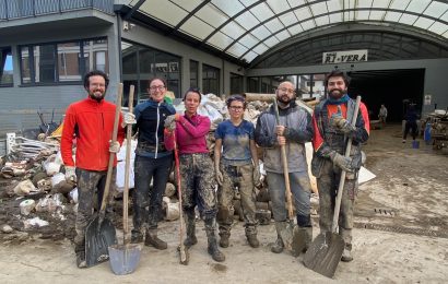 IN VAL DI BISENZIO VOLONTARI DA TUTTA LA TOSCANA CON LA COLONNA MOBILE DELLA PROTEZIONE CIVILE DELLA REGIONE