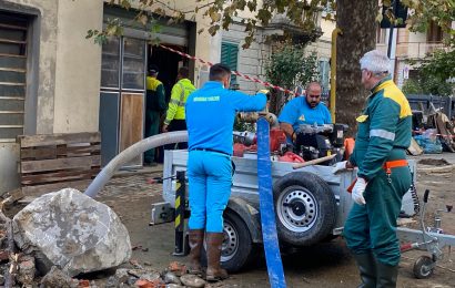 VAL BISENZIO, CENTINAIA GLI INTERVENTI SU STRADE FRANATE E TORRENTI