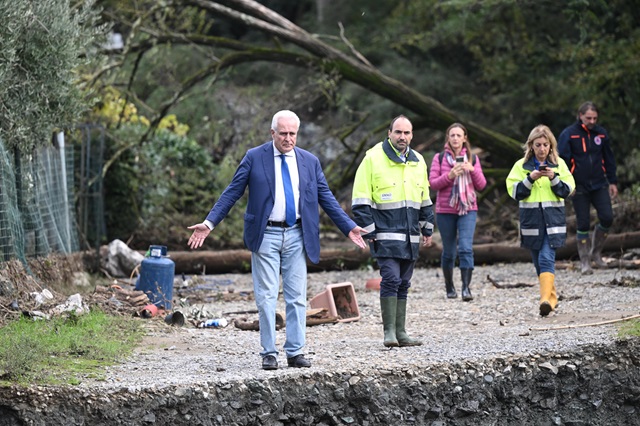 montemurlo. IERI LA VISITA DEL PRESIDENTE DELLA REGIONE GIANI