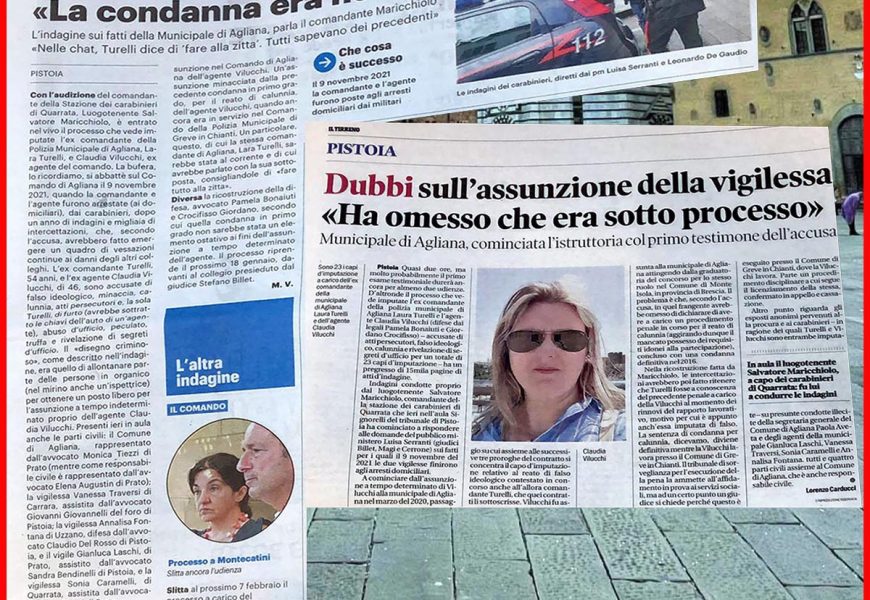 manfrinate fratres 1. QUASI DUE ORE DI MARICCHIOLO PER ILLUSTRARE UN GRANDIOSO SUCCESSO DELLA PROCURA NELLO SGOMINARE I «DISEGNI CRIMINOSI» DELLE “VIGILAE” DI AGLIANA