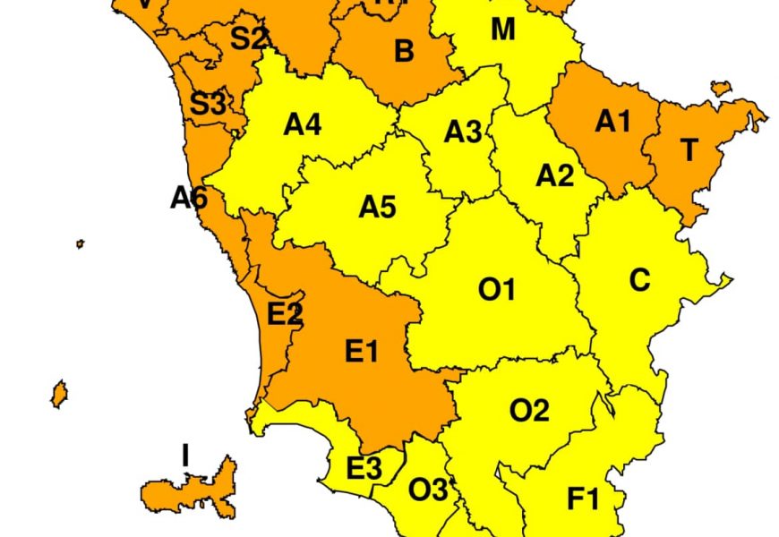 maltempo. CODICE ARANCIONE PER RISCHIO IDROGEOLOGICO, VENTO E MAREGGIATE