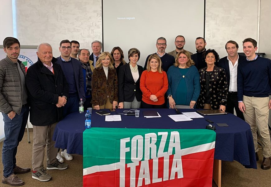 FORZA ITALIA PRATO. CONFERMATA ERICA MAZZETTI COORDINATORE PROVINCIALE