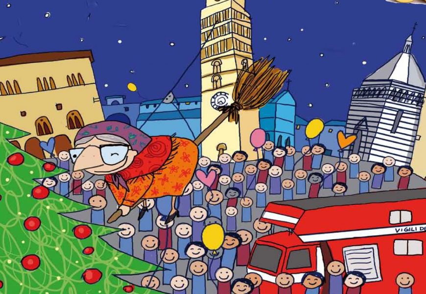 A PISTOIA LA DISCESA DELLA BEFANA IN PIAZZA DEL DUOMO COMPIE 30 ANNI