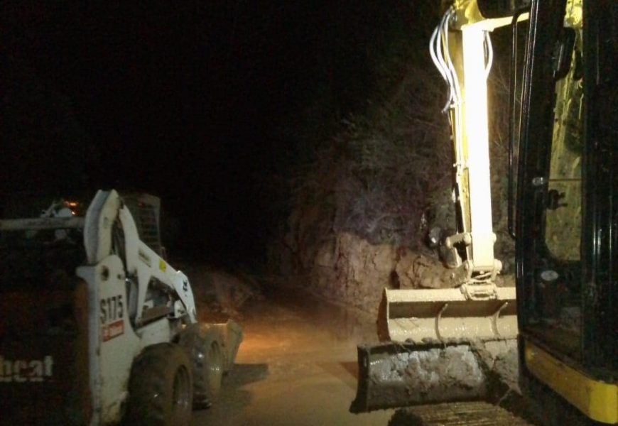 vaiano. MALTEMPO, MOVIMENTO FRANOSO IN VIA DI RUPILLE, DOMANI LE VERIFICHE