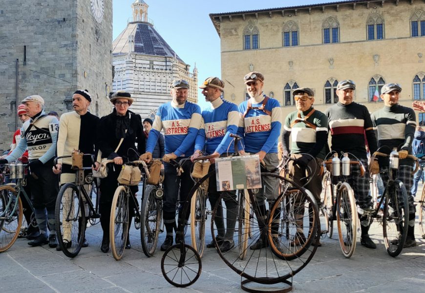 LA CICLOSTORICA FIRENZE-PISTOIA 1870 FA TAPPA A POGGIO A CAIANO