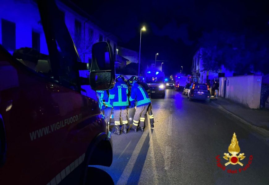 INCIDENTE STRADALE NELLA NOTTE A CAFAGGIO, UNA PERSONA FERITA