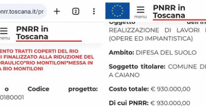 poggio. CHI HA PERSO 930 MILA EURO SUL RIO MONTILONI: CARTA CANTA