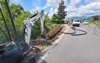 viabilità. I LAVORI DI ILLUMINAZIONE PUBBLICA LUNGO LA SP4 “NUOVA MONTALESE”