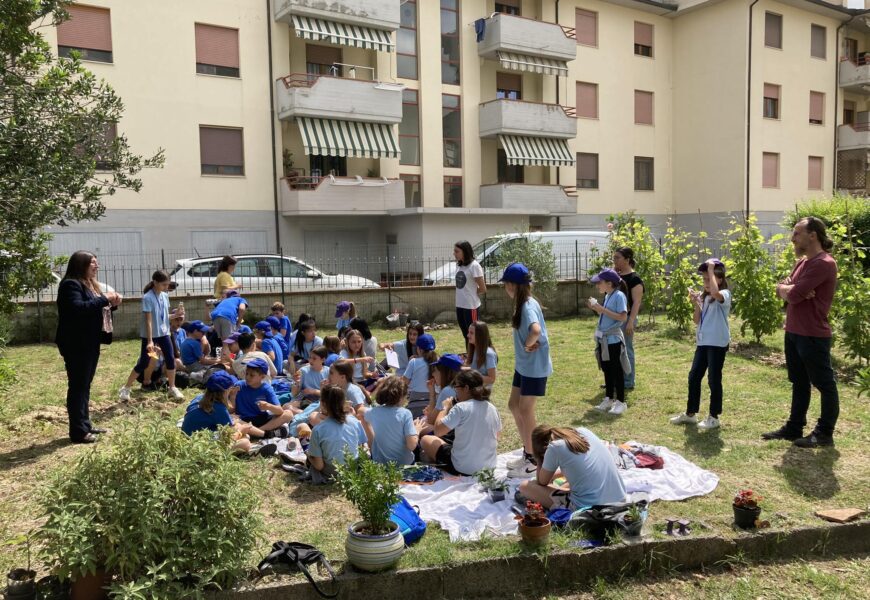 poggio. GLI ALUNNI DEL “SACRO CUORE” IN VISITA ALL’ORTO DIDATTICO