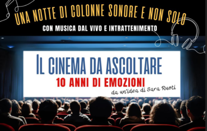 “IL CINEMA DA ASCOLTARE, 10 ANNI DI EMOZIONI”: AL GIARDINO BUONAMICI L’EVENTO DI WHITE RADIO