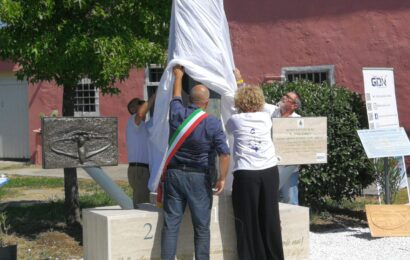 quarrata. INAUGURATO A SANTONUOVO IL MONUMENTO “NEL CUORE DEI MONDI-ALI DI JACK”