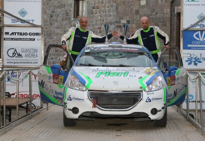 LASERPROM 015 A DUE PUNTE AL RALLY INTERNAZIONALE CASENTINO: LEONARDO SANTONI DEBUTTA SULLA PEUGEOT 208 RALLY4