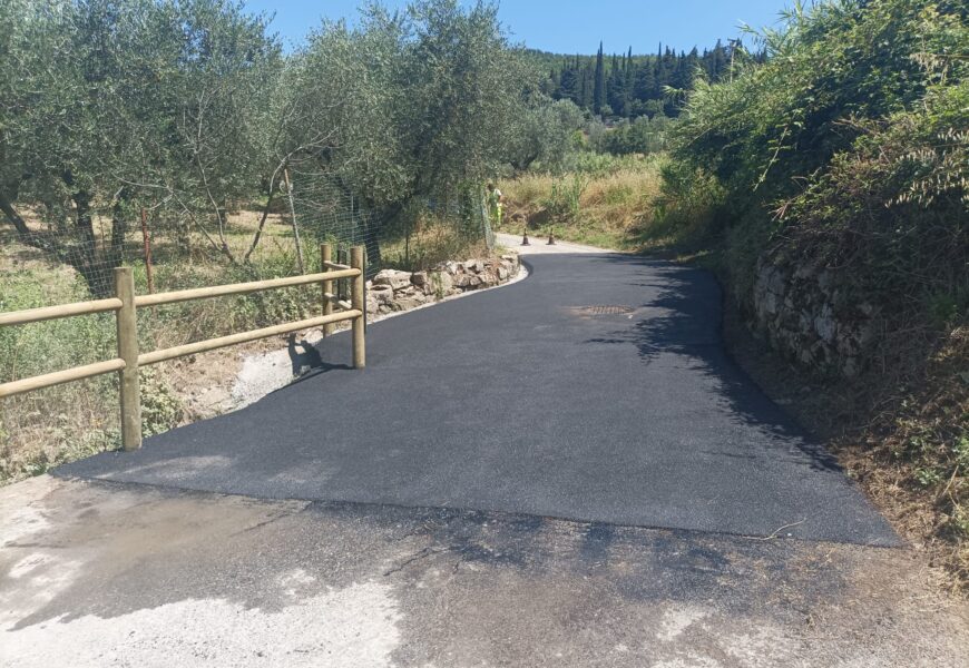 montemurlo. VIA DI CICIGNANO, RIPRISTINATO IL TRATTO DI STRADA CHE AVEVA CEDUTO