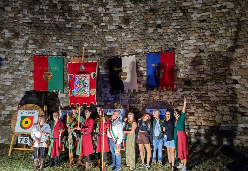 VITTORIA  A SORPRESA DEL RIONE PONTE DI SERRAVALLE AL 29° PALIO DI SAN LUDOVICO