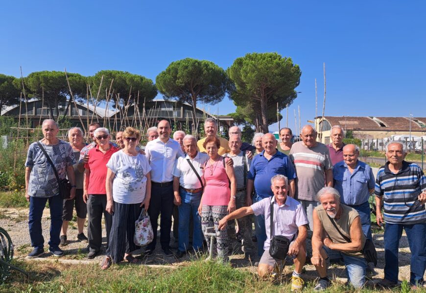 montemurlo. ORTI SOCIALI DI VIA POLA, DI NUOVO IN FUNZIONE L’IMPIANTO D’IRRIGAZIONE