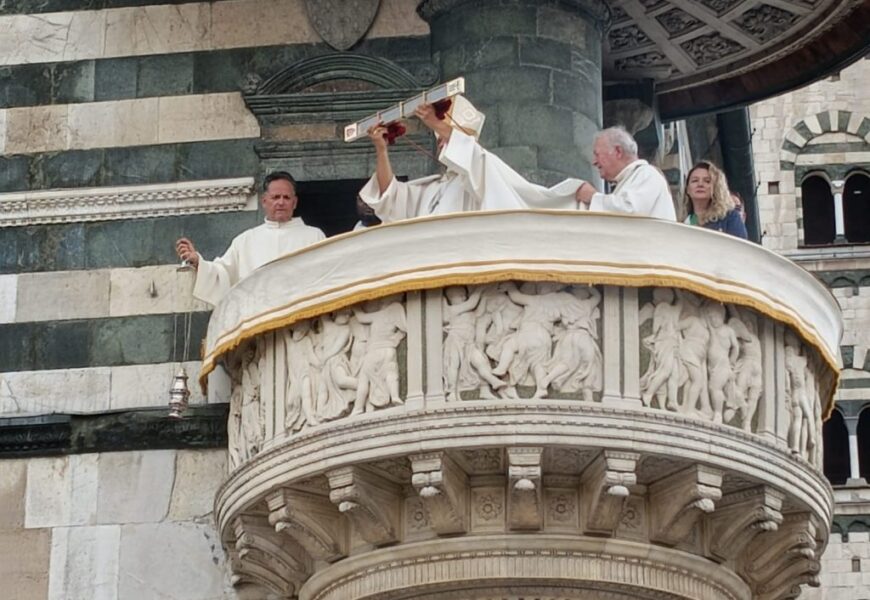 8 settembre. L’OSTENSIONE DELLA SACRA CINTOLA SPOSTATA AL MATTINO AL TERMINE DEL PONTIFICALE