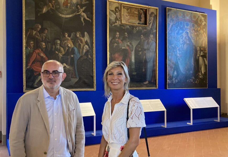 ARRIVATE A POGGIO LE OPERE D’ARTE DA CARMIGNANO