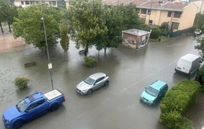 poggio. STRADE INVASE DALL’ACQUA. IL COC RESTERÀ APERTO TUTTA LA NOTTE