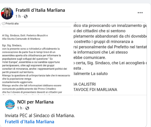 marliana. UNA ASSEMBLEA PUBBLICA SULLA IMMINENTE APERTURA DI UN CAS NELL’EX ALBERGO EUROPA