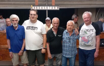 A MONTEMURLO SI È CONCLUSO IL TORNEO DI BOCCE DI AGOSTO PER CHI NON È ANDATO IN FERIE