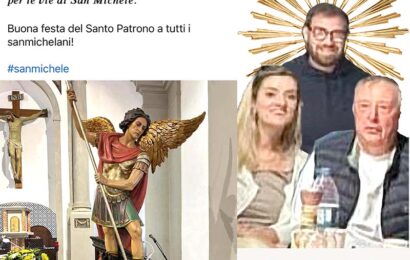 PECORA A TUTTO SPIANO A SAN MICHELE, MA IL CIOTTOLI LONTANO: SENNÒ SPARA ANCHE ALL’ARCANGELO PERCHÉ C’HA L’ALE