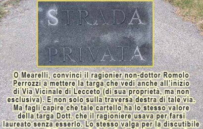 sinagra&cuffaro 29. CAMILLERI AVEVA RAGIONE. MA IL VICESINDACO-ASSESSORE AI LAVORI PUBBLICI PATRIZIO MEARELLI LO SAPRÀ O NO CHE COS’È UNA “CADITOIA PLUVIALE”…?