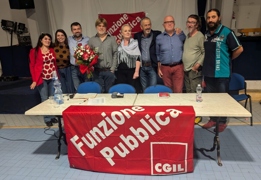 RICCARDO BARTOLINI, NEO SEGRETARIO GENERALE DELLA FP CGIL DI PRATO E PISTOIA