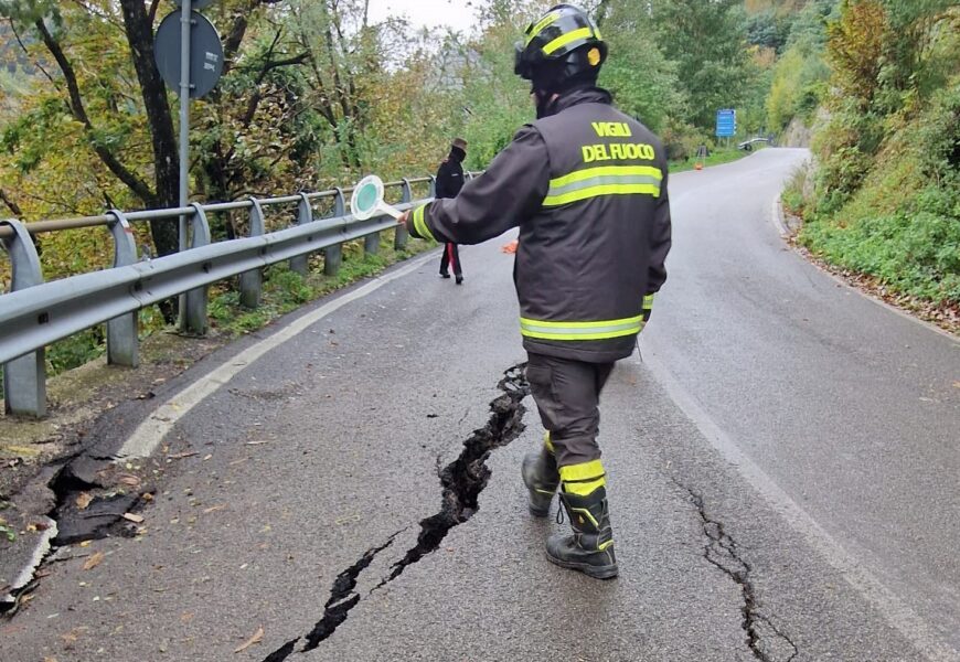 valbisenzio. FRANA SR.325 A RASORA, IL PRESIDENTE DELLA PROVINCIA RIBADISCE LA NECESSITÀ DELL’ATTENZIONE DEL GOVERNO PER INTERVENTI STRUTTURALI