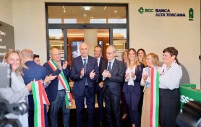 BANCA ALTA TOSCANA, INAUGURATA LA RINNOVATA AGENZIA DI VIGNOLE