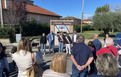 larciano. ATTIVATO UN NUOVO FONTANELLO DI ACQUA AD ALTA QUALITÀ A CASTELMARTINI