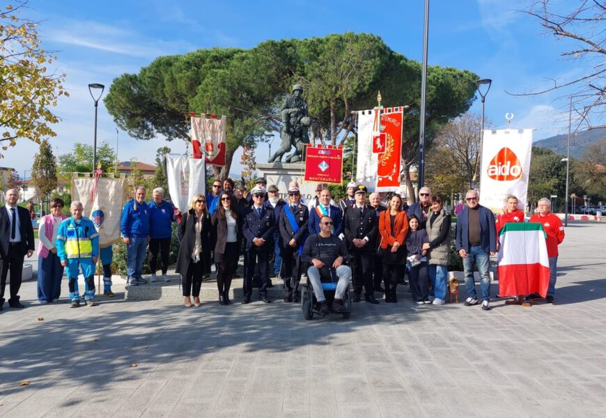 montemurlo. CELEBRATA LA GIORNATA DELL’UNITÀ D’ITALIA E DELLE FORZE ARMATE