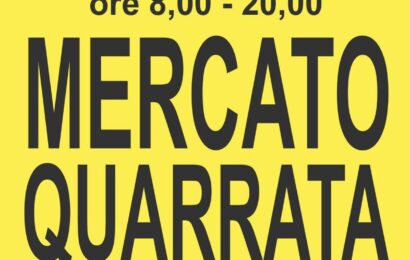 quarrata. MERCATO STRAORDINARIO IN PIAZZA