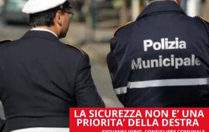 agliana. SICUREZZA: NON È UNA PRIORITÀ PER LA DESTRA