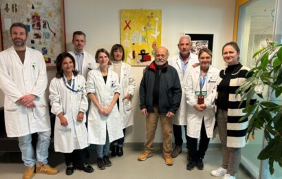 ospedale san jacopo. UN NUOVO QUADRO DELL’ARTISTA POP RUFFA PER LA “STANZA GENIALE”  DELL’AREA MATERNO INFANTILE