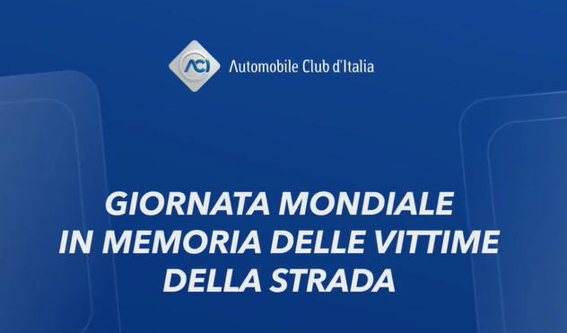 GIORNATA MONDIALE DEL RICORDO DELLE VITTIME DELLA STRADA. ACI PROMUOVE LA SICUREZZA STRADALE CON BLINDSIDE