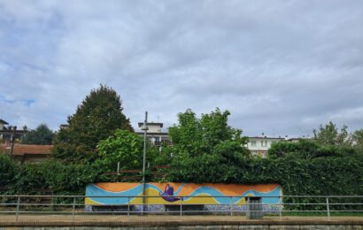 quarrata. STREET ART, SUL LUNGO FERMULLA “GINO BARTALI” PRONTO IL MURALES DELLA GENTILEZZA