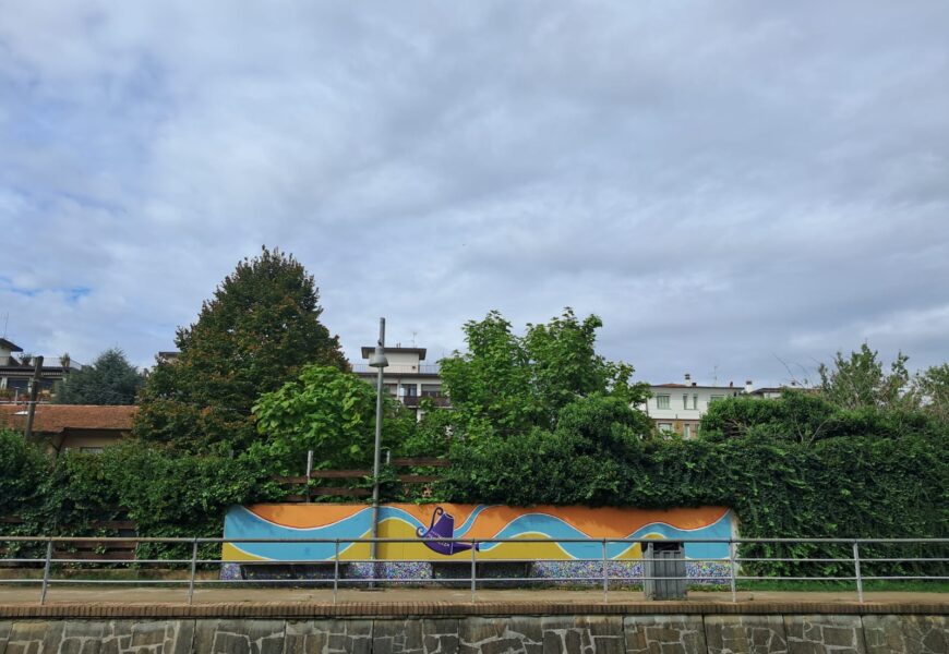 quarrata. STREET ART, SUL LUNGO FERMULLA “GINO BARTALI” PRONTO IL MURALES DELLA GENTILEZZA