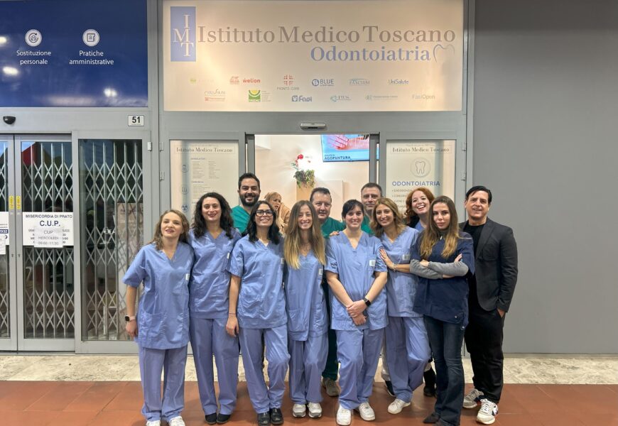 L’ISTITUTO MEDICO TOSCANO SBARCA AL PARCO PRATO. NELLA CORTE CENTRALE INAUGURATO IMT ODONTOIATRIA