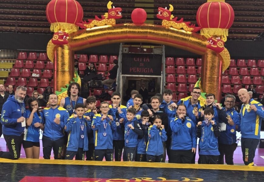 IL TEAM MARTORANA CONQUISTA IL PODIO ALLA 32ESIMA EDIZIONE DEL CAMPIONATO NAZIONALE DI KUNG FU CKA A PERUGIA