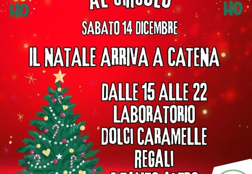 agliana. ARRIVA IL NATALE AL CIRCOLO ARCI DI CATENA